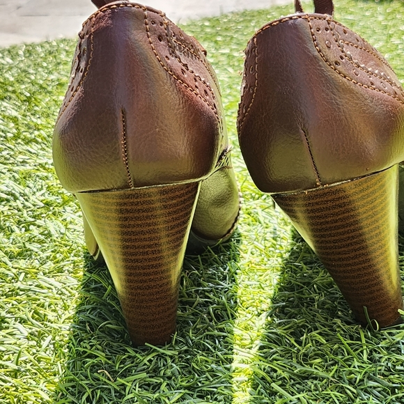 American Eagle brown leather shoes Size 7 - Picture 7 of 9